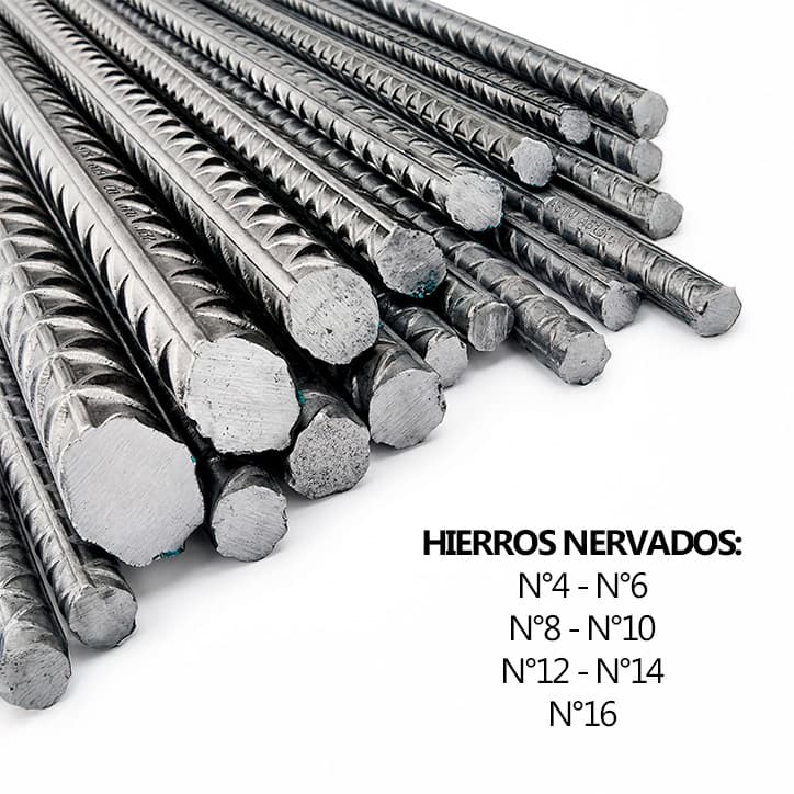 Hierro nervado N.° 8 acindar